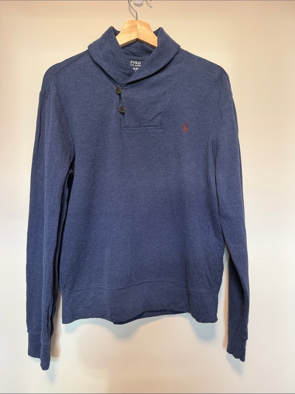 Polo by Ralph Lauren Navy Shawl-Collar Pullover